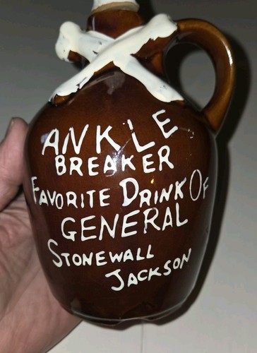 Ankle Breaker Favorite Of General Stonewall Jackson Crossbones Skelett BrownJug - Bild 2 von 14