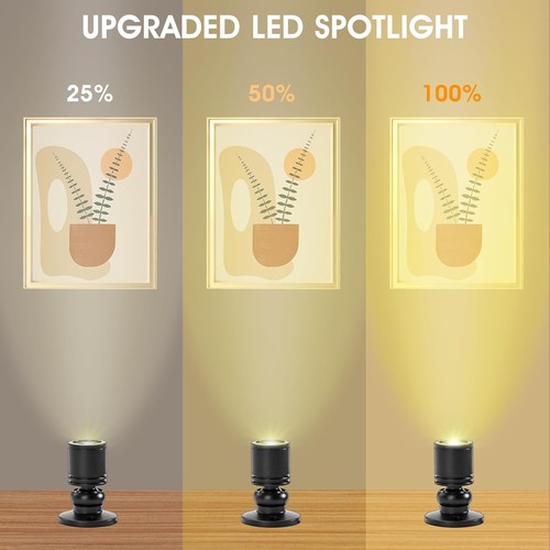 4 Pack LED Mini Spot Light 3000K Spotlights Art Picture Lights Closet Spotlight - Picture 6 of 12