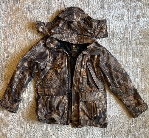 VTG Browning Gore-Tex Medium M Hunting Jacket Coat Men’s Hydro Fleece Shell