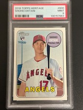 2018 Topps Heritage #600 Shohei Ohtani RC PSA 9 MINT 663