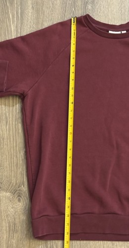 Adidas PrimeGreen Crewneck Maroon Sweatshirt Men’s Large Embroidered - Picture 4 of 7