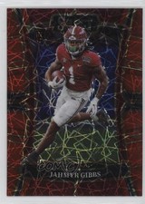 2023 Panini Select Draft Picks Concourse Red Lazer Prizm Jahmyr Gibbs Rookie RC