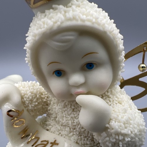 Department 56 Snowbabies Do What You Love Figurine Angel Gold - Picture 2 of 10