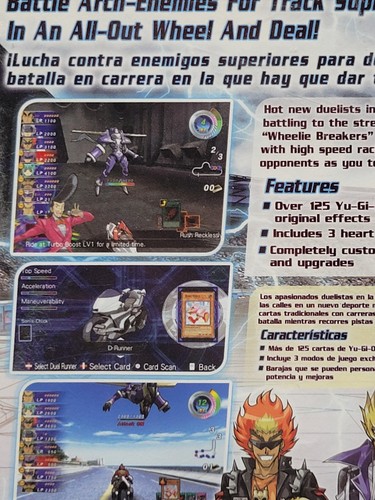 Yu-Gi-Oh 5D's Wheelie Breakers (Nintendo Wii, 2009) Manuale - Foto 6 di 24
