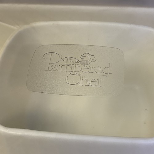 Pampered Chef  #2781 Chillzanne Rectangle Server Tray Deviled Eggs Veggies Fruit - Picture 2 of 10