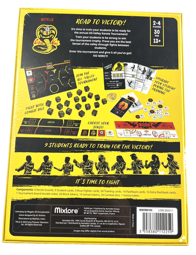 Cobra Kai Road to Victory Netflix 2023 Board Game Brand New Factory Sealed - Picture 2 of 8