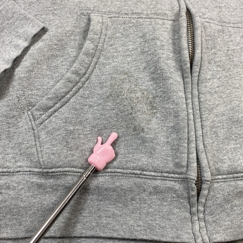 Polo Ralph Lauren Hoodie XL 18/20 Gray Full Zip Sweatshirt Preppy Outdoor Boys - Picture 6 of 11