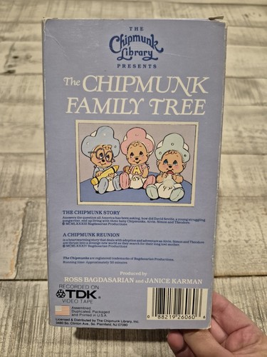 Alvin and the Chipmunks: The Chipmunk Family Tree (VHS, 1989) - Bild 4 von 6
