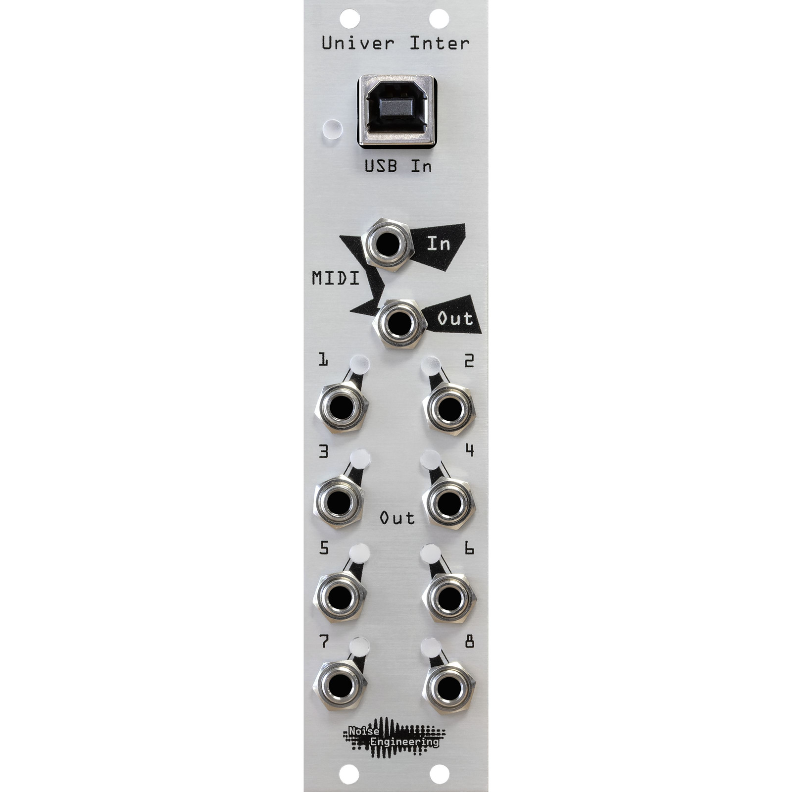 Модульный синтезатор Noise Engineering Univer Inter Silver - Interface