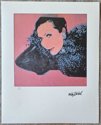 ANDY WARHOL Madame Helene Rochas Typ A SIGNED HAND NUMBERED LITHOGRAPH pop art - Picture 2 of 11