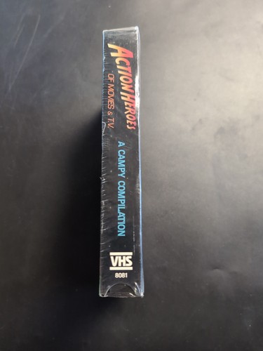 Action Heroes Of Movies & T.V. (Vhs, 1989) Hard To Find Vhs Sealed - Picture 2 of 7