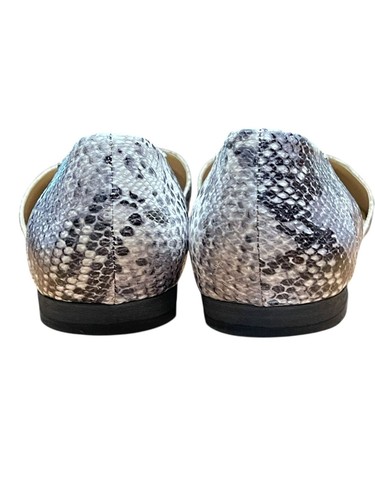 Abella true Comf Snakeskin Pointed Toe Flats Size 9 EU 39 DOrsay Shoes - Picture 10 of 11