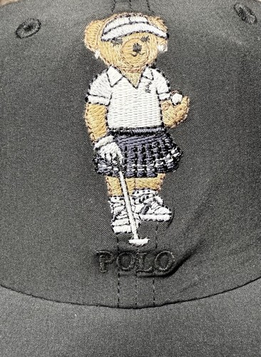Polo Ralph Lauren donna golf bear berretto 4 vie elasticizzato poli nuova con etichette taglia OS 57 cm - Foto 4 di 11