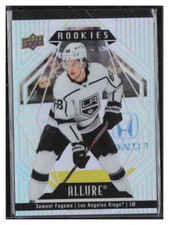 Samuel Fagemo 2022-23 UD Allure Rookie #126 Los Angeles Kings