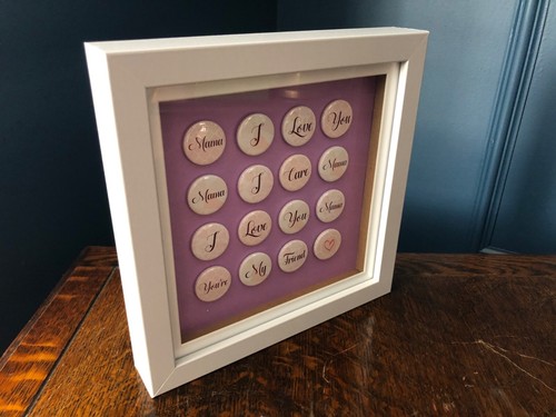 Mama Spice Girls Lyrics - Button Pin Badge Frame Mothers Day Gift, Birthday, Mum - Picture 2 of 11