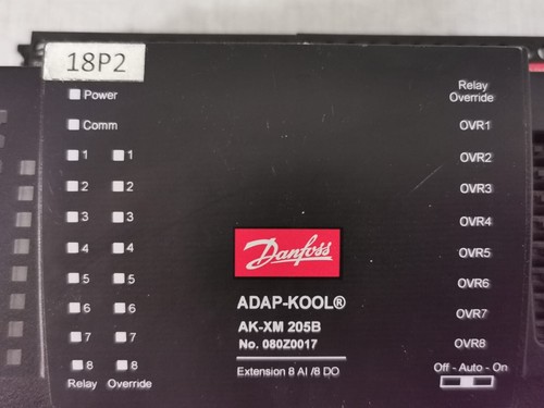 Danfoss ADAP-KOOL AK-XM 205B Extension (8AI/8DO) I/O Module 080Z0017 W/O ACCS. - Picture 2 of 6
