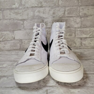 靴 NIKE BLAZER MID 77 VNTG 28cm BQ6806-100 Nike Blazer Mid '77 Vintage Shoes White Black Sail BQ6806