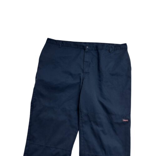 Pantalones Dickies Doble Rodilla W50 L30 Hombres Azul Pantalones Relajado Calce Recto - Imagen 2 de 5