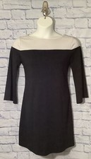 GAP Size M Black and White Colorblock Sheath Pencil Dress Office Career Quality