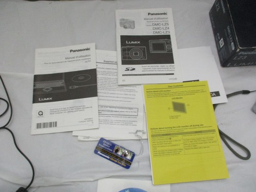 Panasonic Lumix DMC-LZ3 Camera, 5.0 MP , Working, Cords, Box, NO- SD Card - Picture 9 of 18