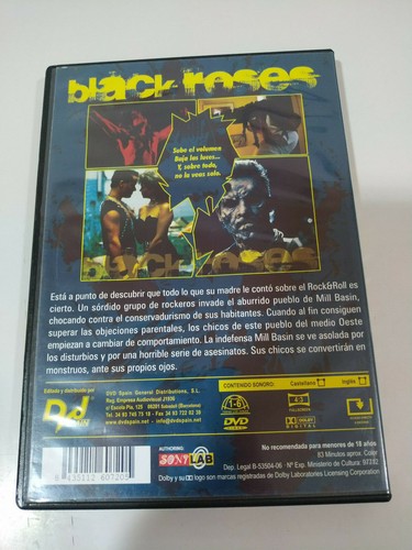 BLACK ROSES JOHN FASANO MARTIN KEN SWOFFORD DVD TERROR ESPAÑOL ENGLISH - AM - Imagen 5 de 7