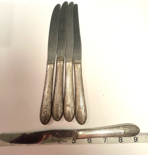 1940er WM Rogers IS versilberte Eisteelöffel - 6er Set - Bild 9 von 10