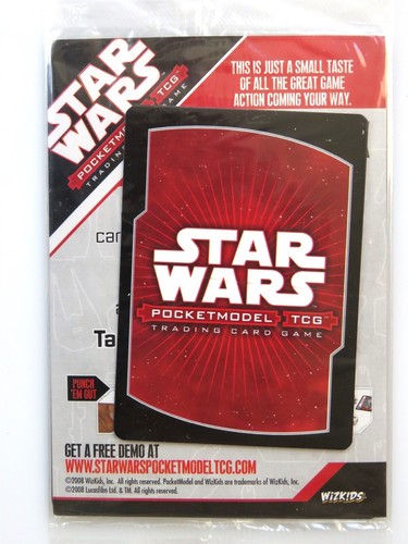 Star Wars ~ Sample Pack Pocketmodel Black Eight Squadron 123rd Nightstalker Red - Picture 1 of 2