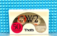 THAT'S  OW 2   50  1991 JAPAN  TYPE II   BLANK CASSETTE  TAPE (1) (SEALED)