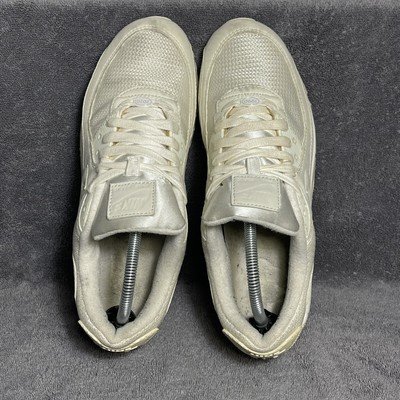 NIKE AIR MAX 90 NRG RECRAFT MENS SIZE 9.5 SAIL WHITE LEATHER