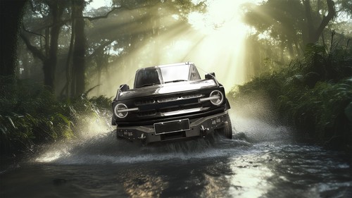 Front Grille Inserts Mesh Grill Frame Trim Exterior For Ford Bronco 2021-2023 US - Bild 15 von 15