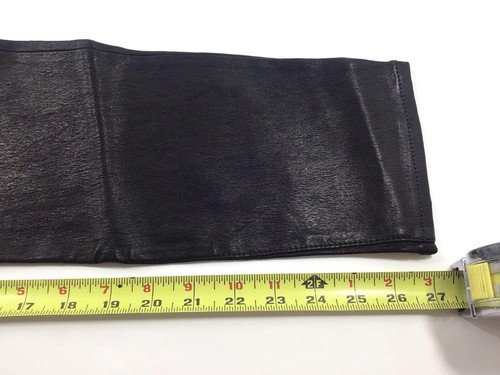 GAP 1969 leggings donna vera pelle nera vita media elasticizzati pull-on 32 jeans - Foto 11 di 11