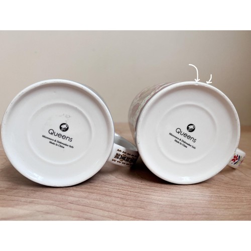 Set of Two Owl Mugs by Queens w Super Cute Design Fine Bone China - Picture 7 of 10