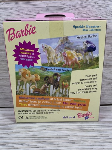 Barbie Sparkle Beauties Collection Mini Pferde 88812 2000 Mattel Neu Vintage - Bild 11 von 13