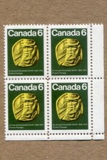 CANADA 1970 Sir Donald Alexander Smith 6¢ (B/R ) Corner block MNH POSTAGE STAMPS