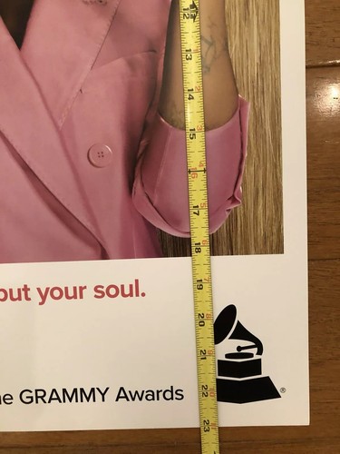 59th Grammy Awards 2017 Promoción Póster de quiosco OOH SIA - Nuevo stock antiguo - Imagen 5 de 6