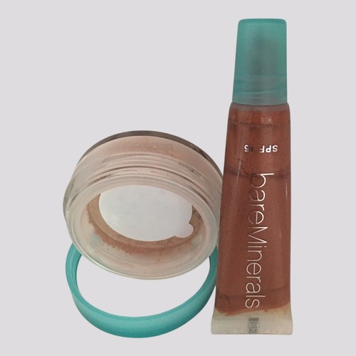 i.d. bare Minerals Foundation 36072 SPF 15 Medium 2C 2g / 0.07 oz and Lipgloss - Picture 2 of 11