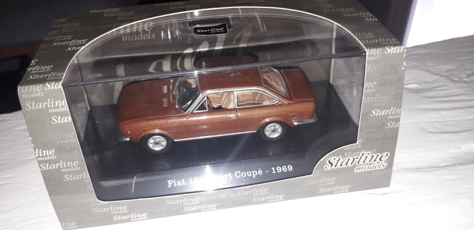 Fiat 124 sport coupé BC 1969 miniature 1/43 Starline 510820 voiture de collection cuivre neuve