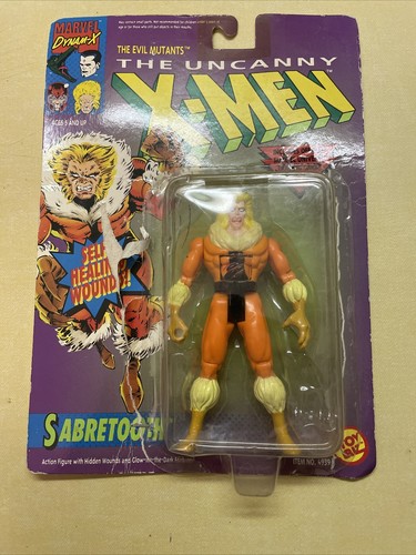 Marvel The Uncanny X-Men Sabretooth Toy Biz Action Figure 1992. T1