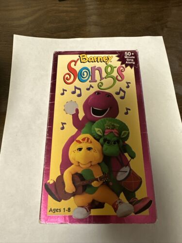 Barney Songs; 50+ Minute Sing Along; Ages 1-8 (VHS, 1995) - Picture 2 of 9
