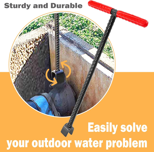 16 Inch Water Meter Key with 4 Way Multi-Functional Water Utilities Key Contract - Picture 6 of 12