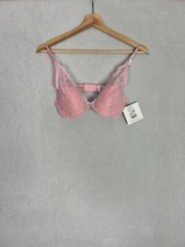 Calvin Klein, Women's Pink Lightly Lined Plunge Bra, Size - 34C - Brand New