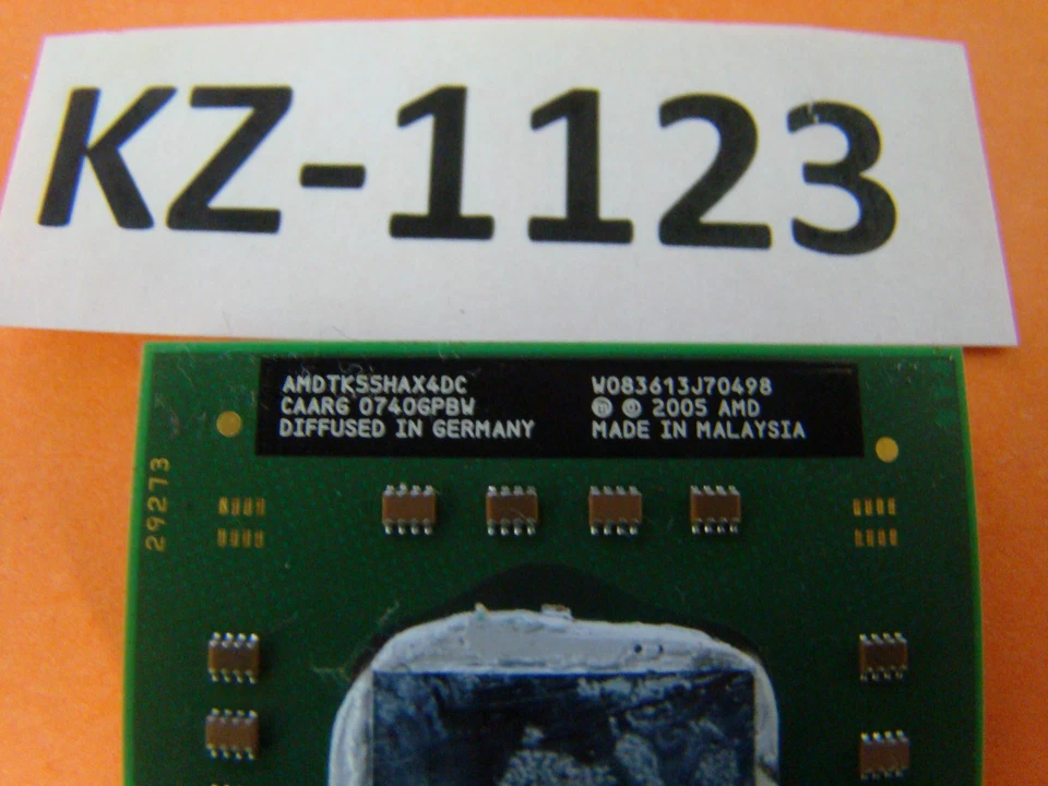 AMD Athlon II AMDTK55HAX4DC 1.80 GHZ Socket S1 CPU Processor #KZ-1123 - Image 2 of 2