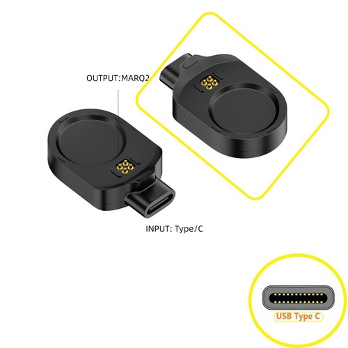 USB Type C Female Charger Converter Charging Adapter For Garmin MARQ2 Captain - Photo 8 sur 11