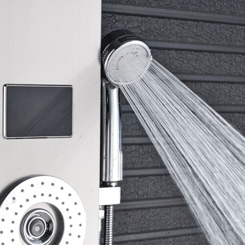 Rain&Waterfall LED Shower Panel Tower Stainless Steel Massage Body Jets System - Picture 52 of 149