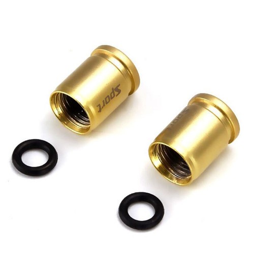 4x Titanium Anti-theft Car Tire Valve Cap Aluminum Sport Exterior Auto Air $i - Picture 3 of 15