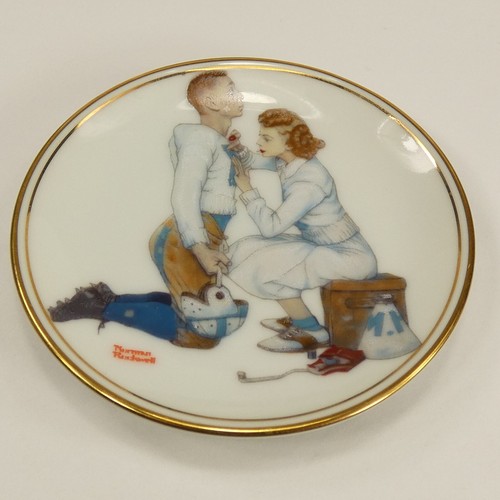 Best Of Norman Rockwell Miniature Collectors Plate "LETTERMAN"   JEJ7K - Picture 4 of 8