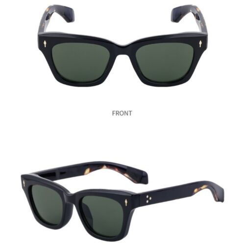 Occhiali da sole quadrati retrò uomo donna outdoor protezione UV occhiali da guida caldi - Foto 10 di 34