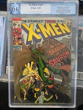 X-Men #60 PGX 6.0 Marvel Comics 1969 Origin First App Sauron