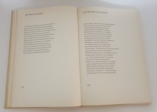 Elogio dell'amante, Poesie persiane classiche, German, 1968, Persian Poetry - Foto 6 di 11
