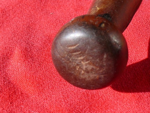 Antique 19th Century Walnut Hardwood Food PESTLE 10" Long x 2" Diameter - Picture 4 of 6